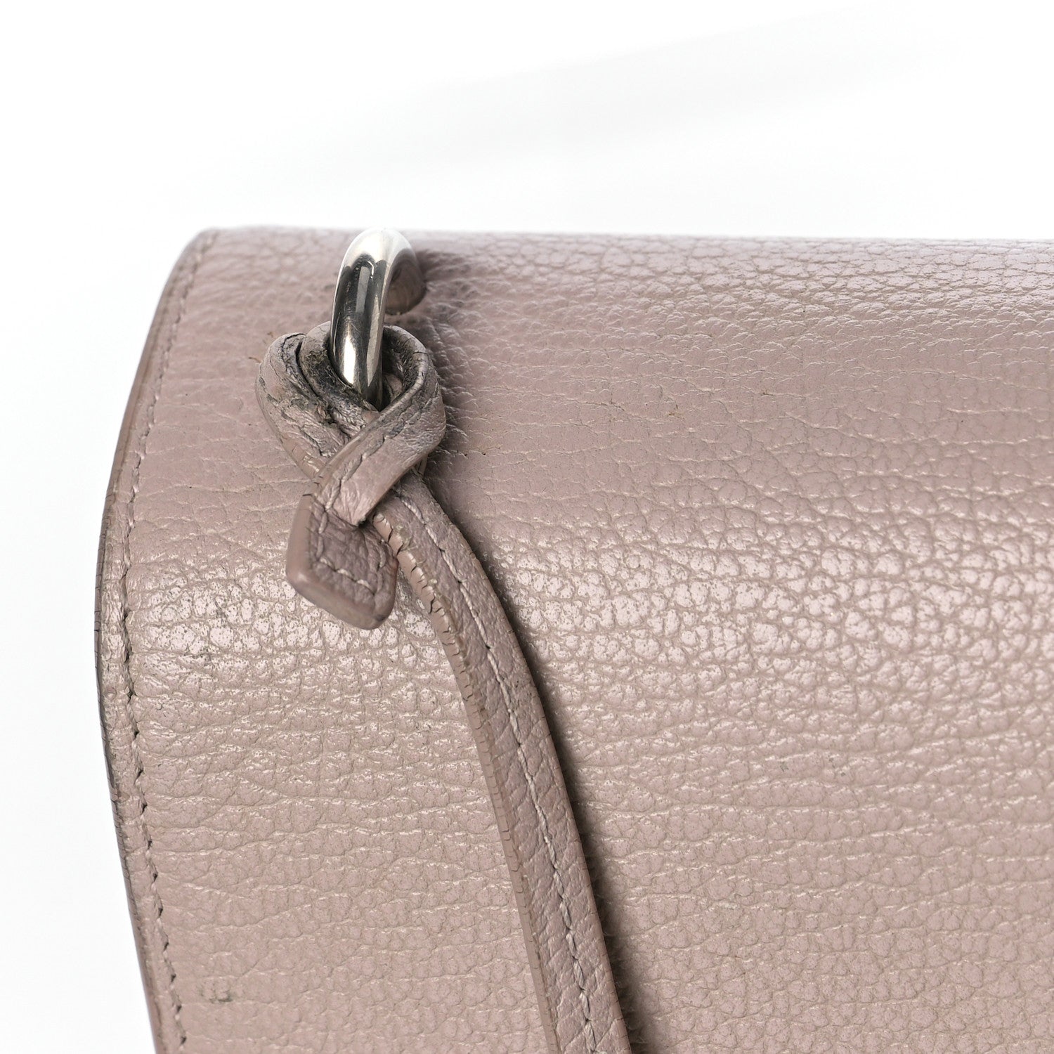 Saint Laurent Grained Calfskin Medium Monogram Marble Pink 20 of 23