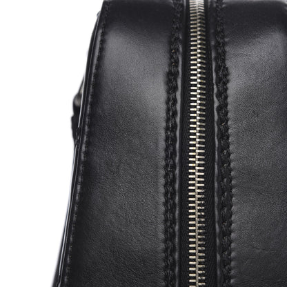 Chanel Calfskin Quilted Top Handle Bag Black 12 of 14