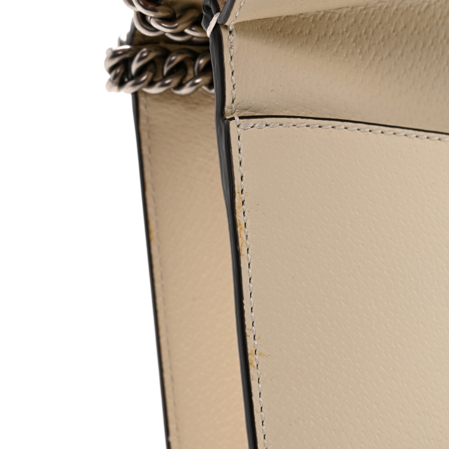 Gucci Textured Calfskin Crystal Mini Dionysus Shoulder Bag Mystic White Mystic White 12 of 13