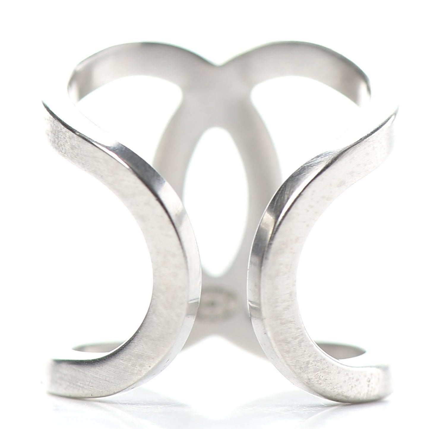 Metal CC Ring 6.25 Silver