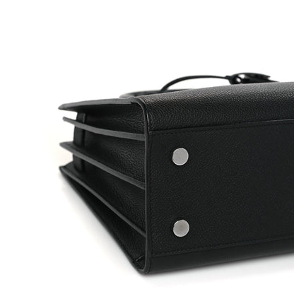 Saint Laurent Grained Calfskin Baby Sac De Jour Black 8 of 9