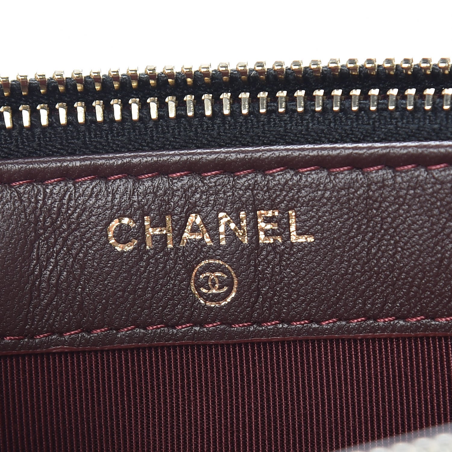 Chanel Lambskin Quilted Small Clutch With Chain Black 8 of 11