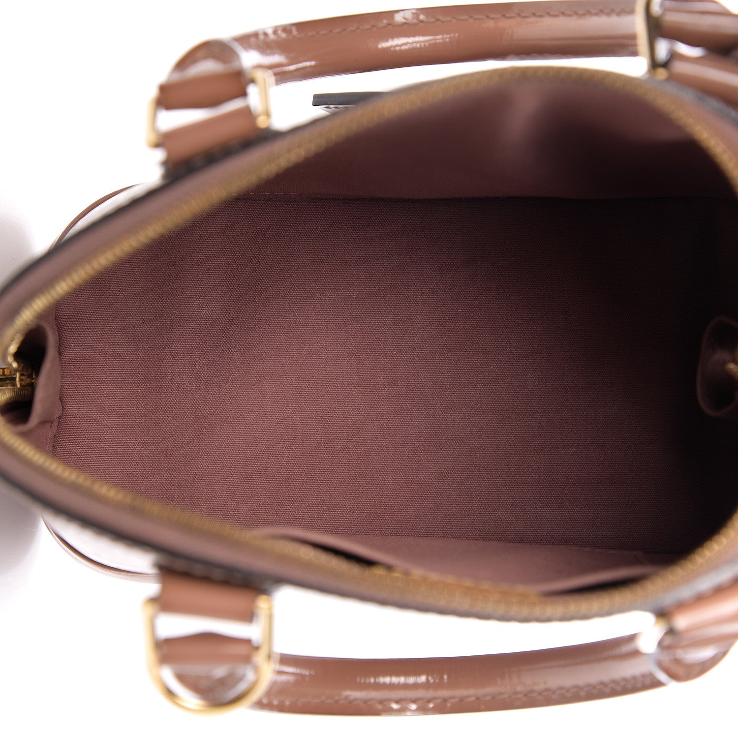 Louis Vuitton Vernis Alma BB Rose Velours 4 of 8