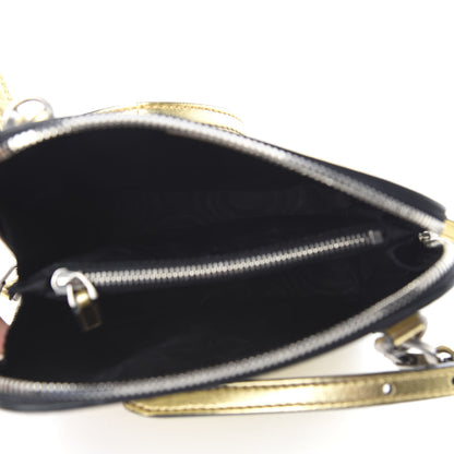 Gucci X SEGA Calfskin GUCCY Stars Mini Dome Shoulder Bag Gold 5 of 10