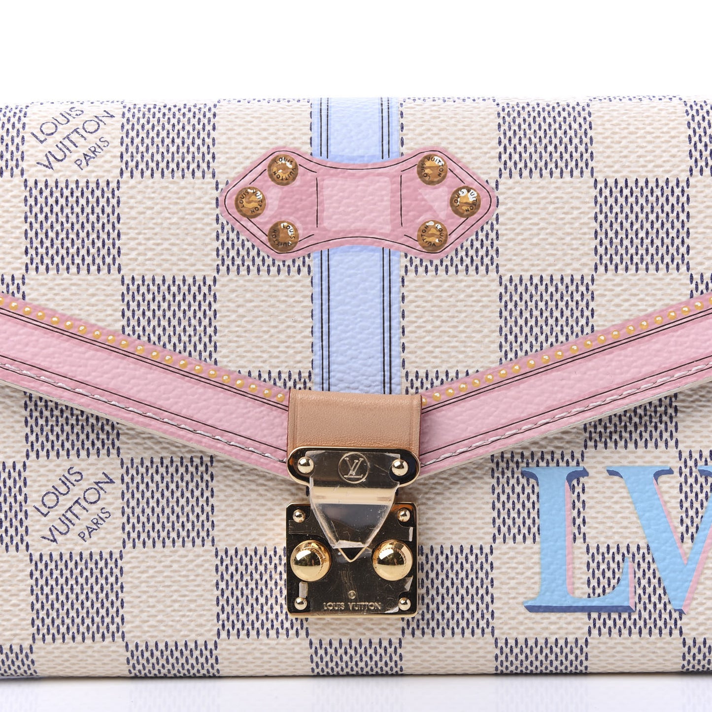 Damier Azur Summer Trunks Sarah Wallet NM