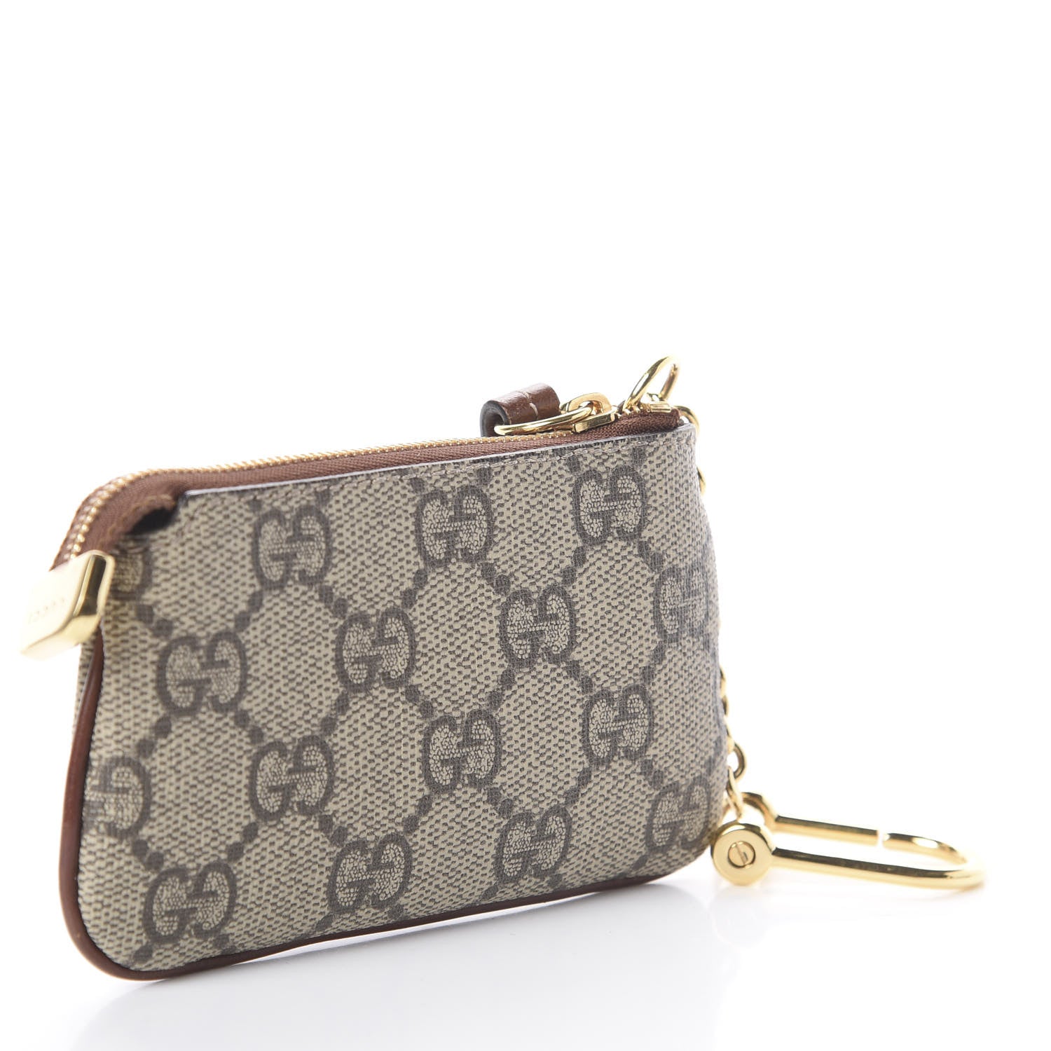 Gucci GG Supreme Monogram Key Case Brown 2 of 5