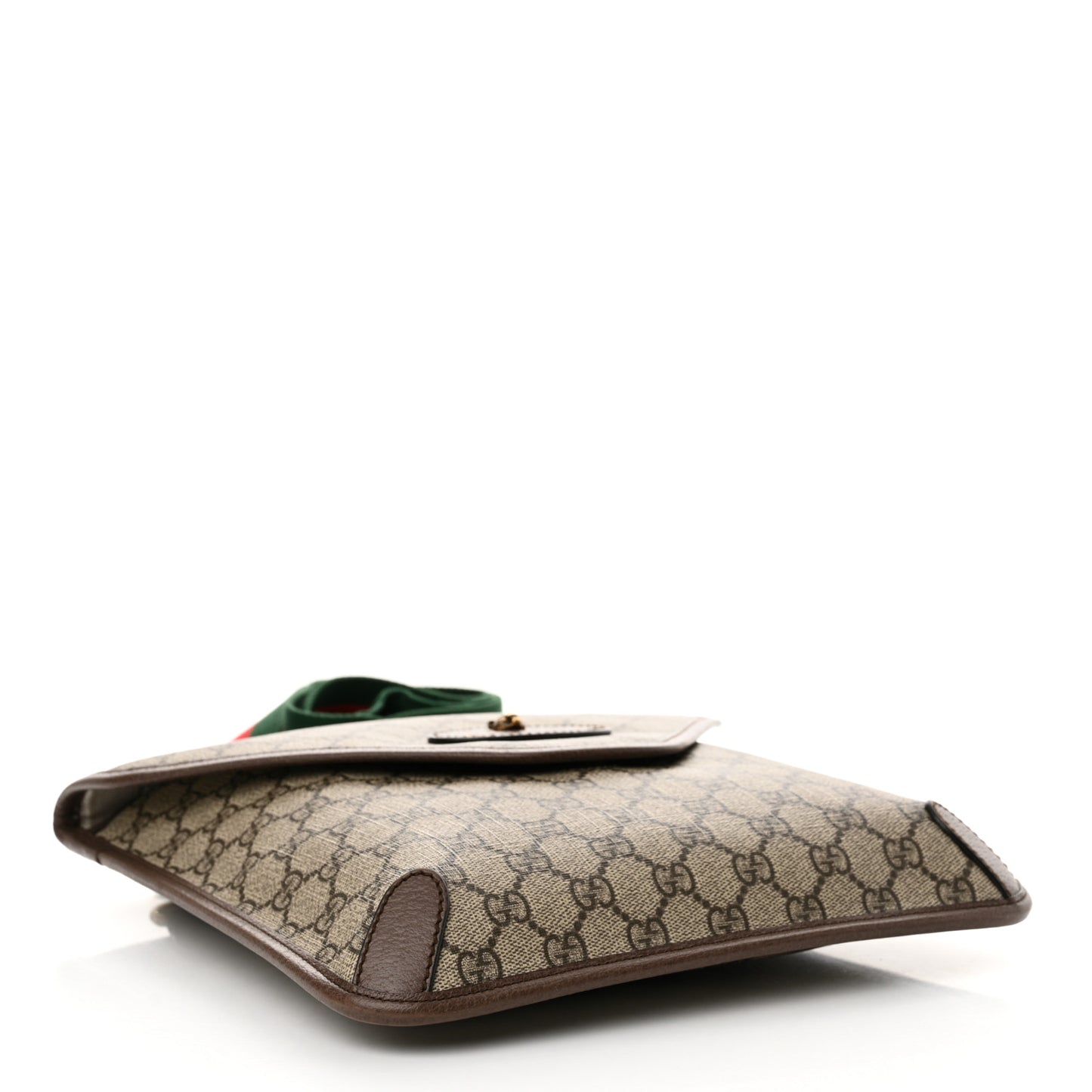 GG Supreme Monogram Web Medium Neo Vintage Flap Messenger Bag Beige New Acero