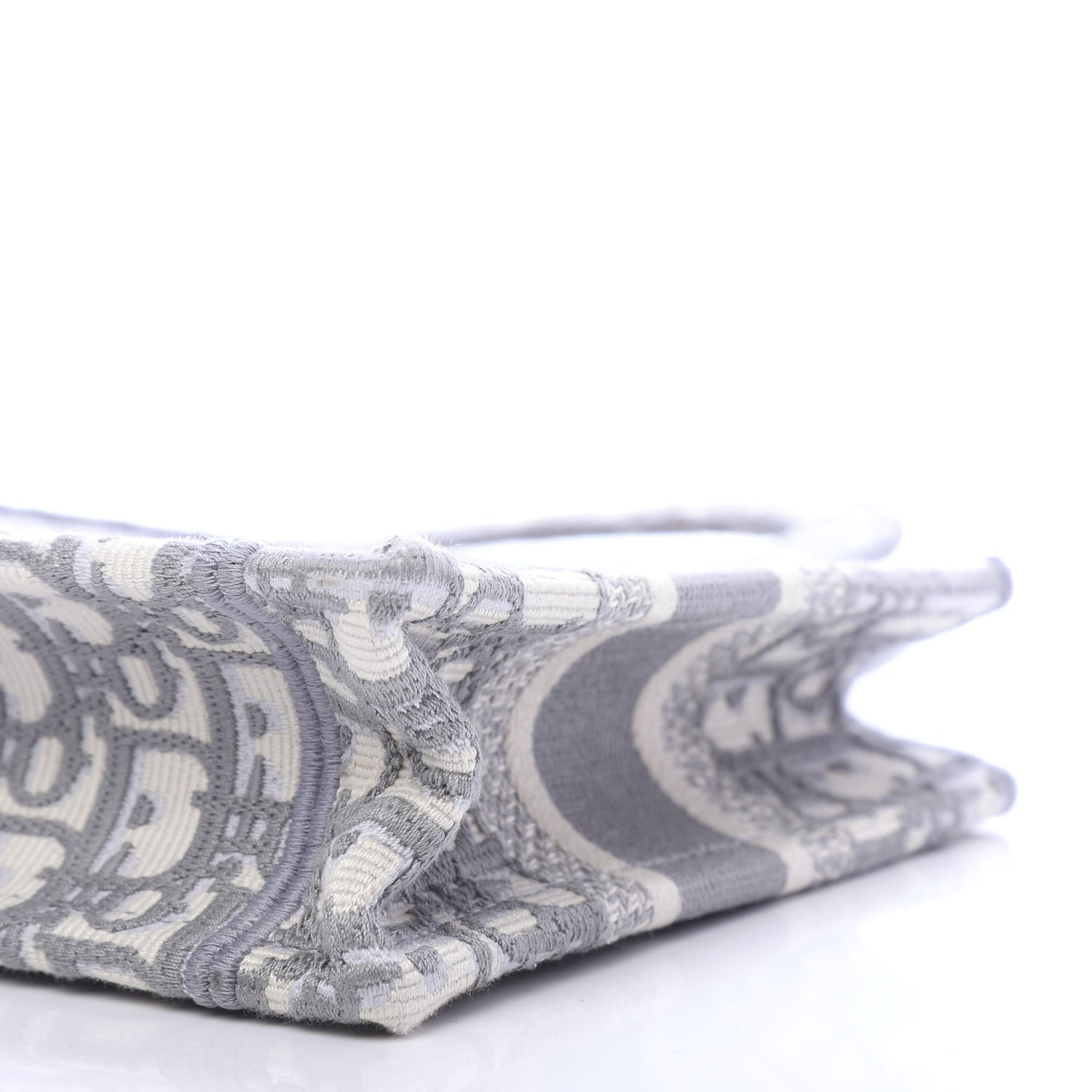 Christian Dior Oblique Mini Book Tote Grey Multicolor 8 of 9
