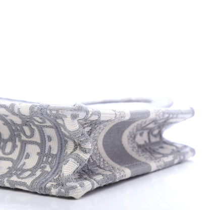 Christian Dior Oblique Mini Book Tote Grey Multicolor 8 of 9