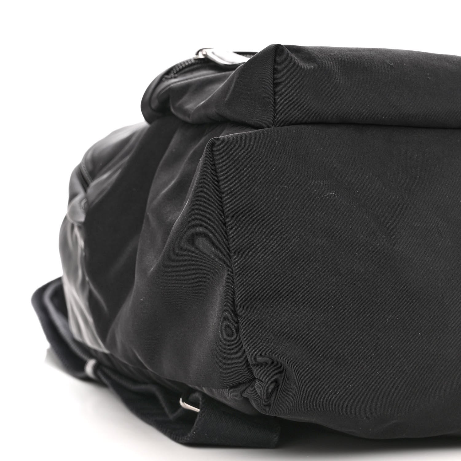 Stella McCartney Nylon Falabella Logo Go Backpack Black White 7 of 8