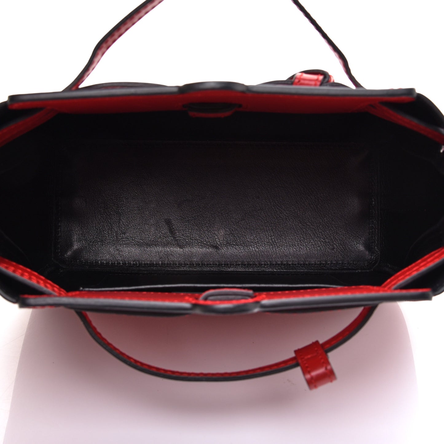 Boxcalf Mini Lazo Tote Scarlet