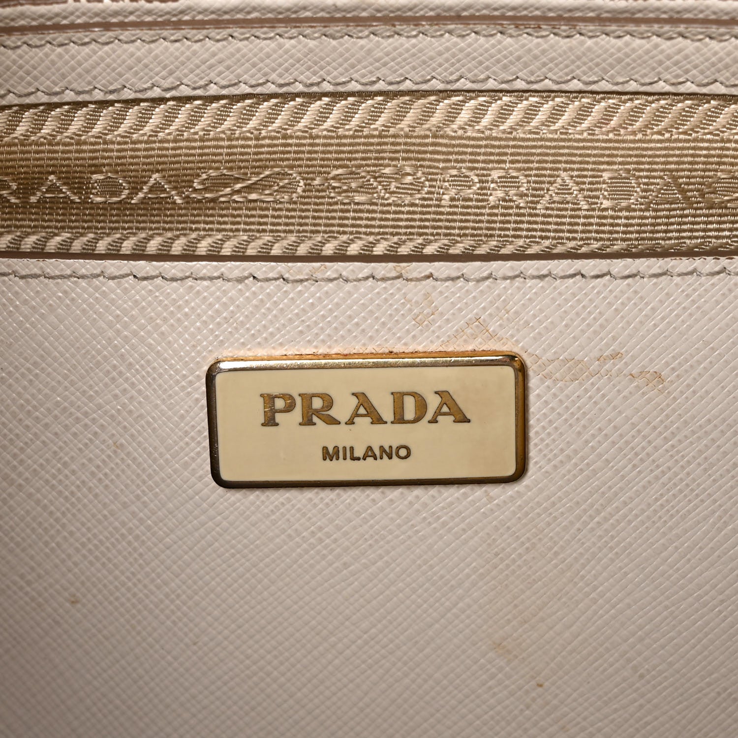 Prada Saffiano Lux Colorblock Medium Galleria Double Zip Tote Pomice Talco 5 of 13