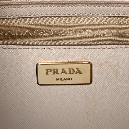 Prada Saffiano Lux Colorblock Medium Galleria Double Zip Tote Pomice Talco 5 of 13