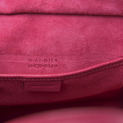 Celine Drummed Calfskin Nano Luggage Fuchsia 7 of 11