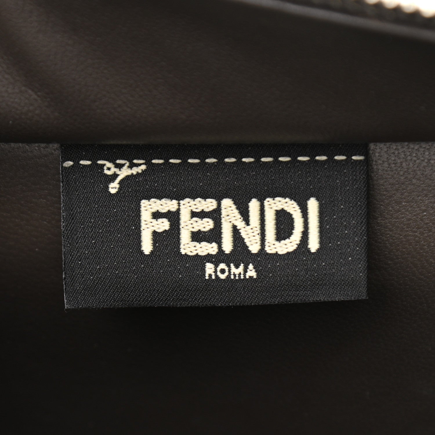 Fendi Vitello Dolce Century Petite 3Jours Tote Carbone 8 of 17