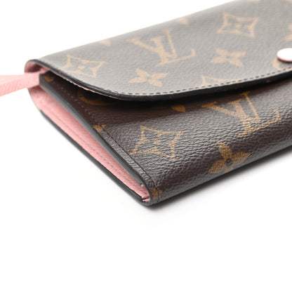 Louis Vuitton Monogram Emilie Wallet Rose Ballerine 7 of 8