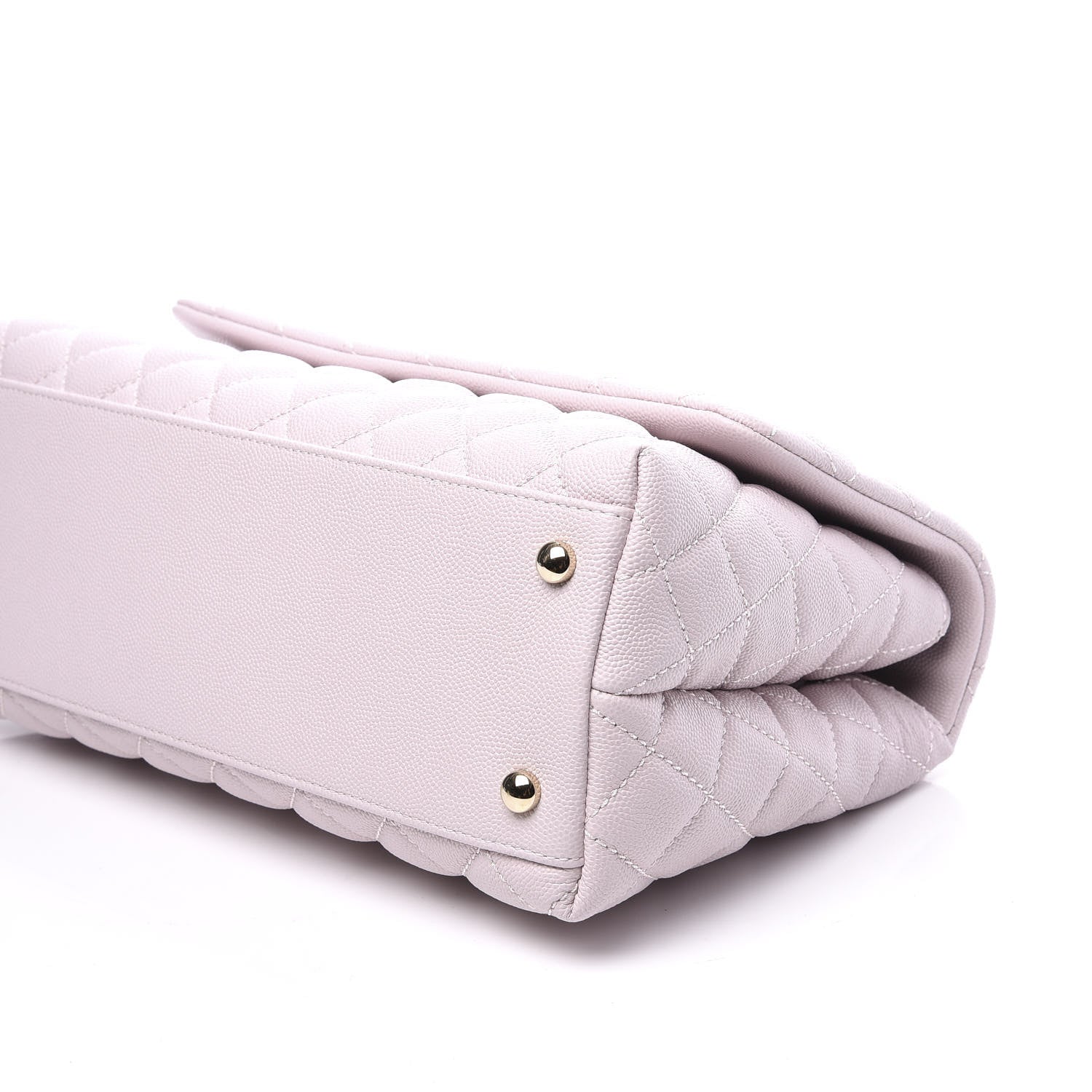Chanel Caviar Quilted Small Coco Handle Flap Lilas Lilac 6 of 10