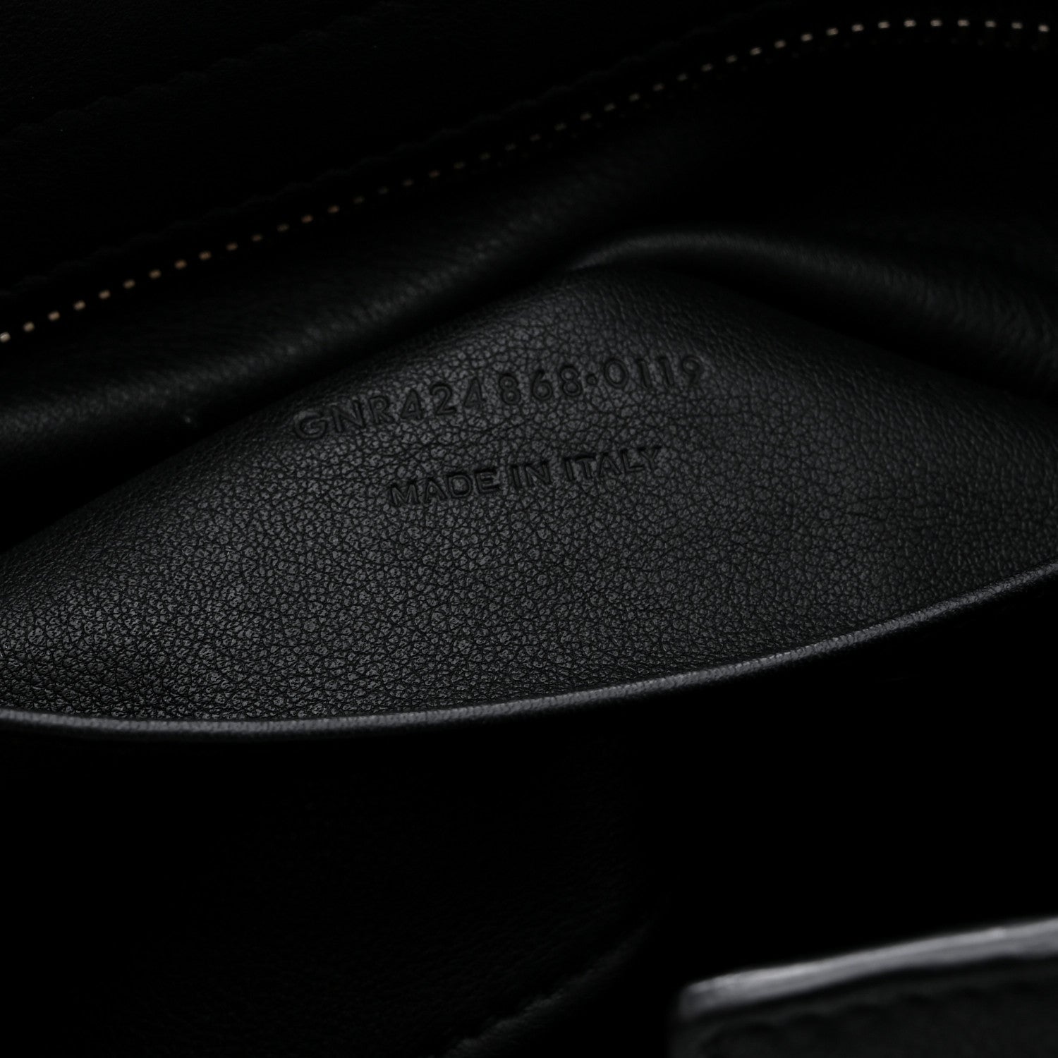 Saint Laurent Calfskin Monogram Baby Downtown Cabas Black 7 of 10