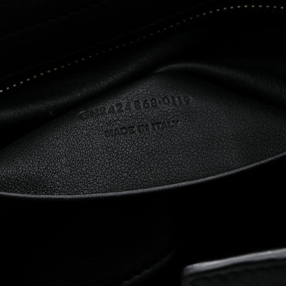 Saint Laurent Calfskin Monogram Baby Downtown Cabas Black 7 of 10