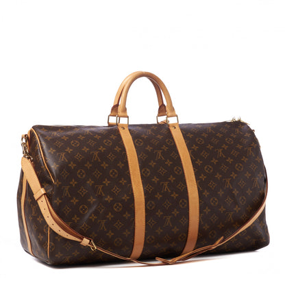 Louis Vuitton Monogram Keepall Bandouliere 55 2 of 9