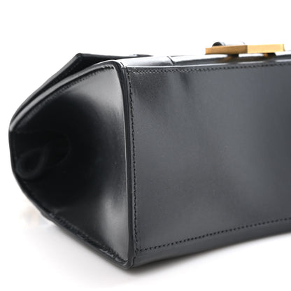 Balenciaga Shiny Box Calfskin Small Hourglass Top Handle Bag Black 8 of 10