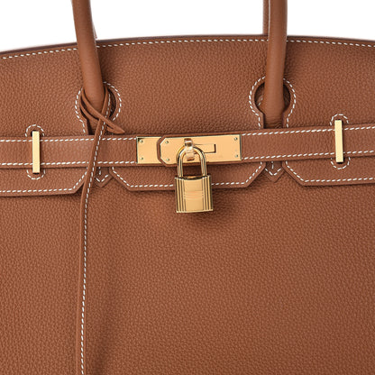 Hermes Togo Birkin 30 Gold 31 of 34