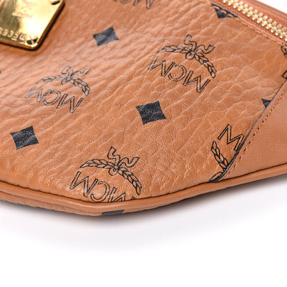 MCM Visetos Stark Belt Bag Cognac 9 of 10