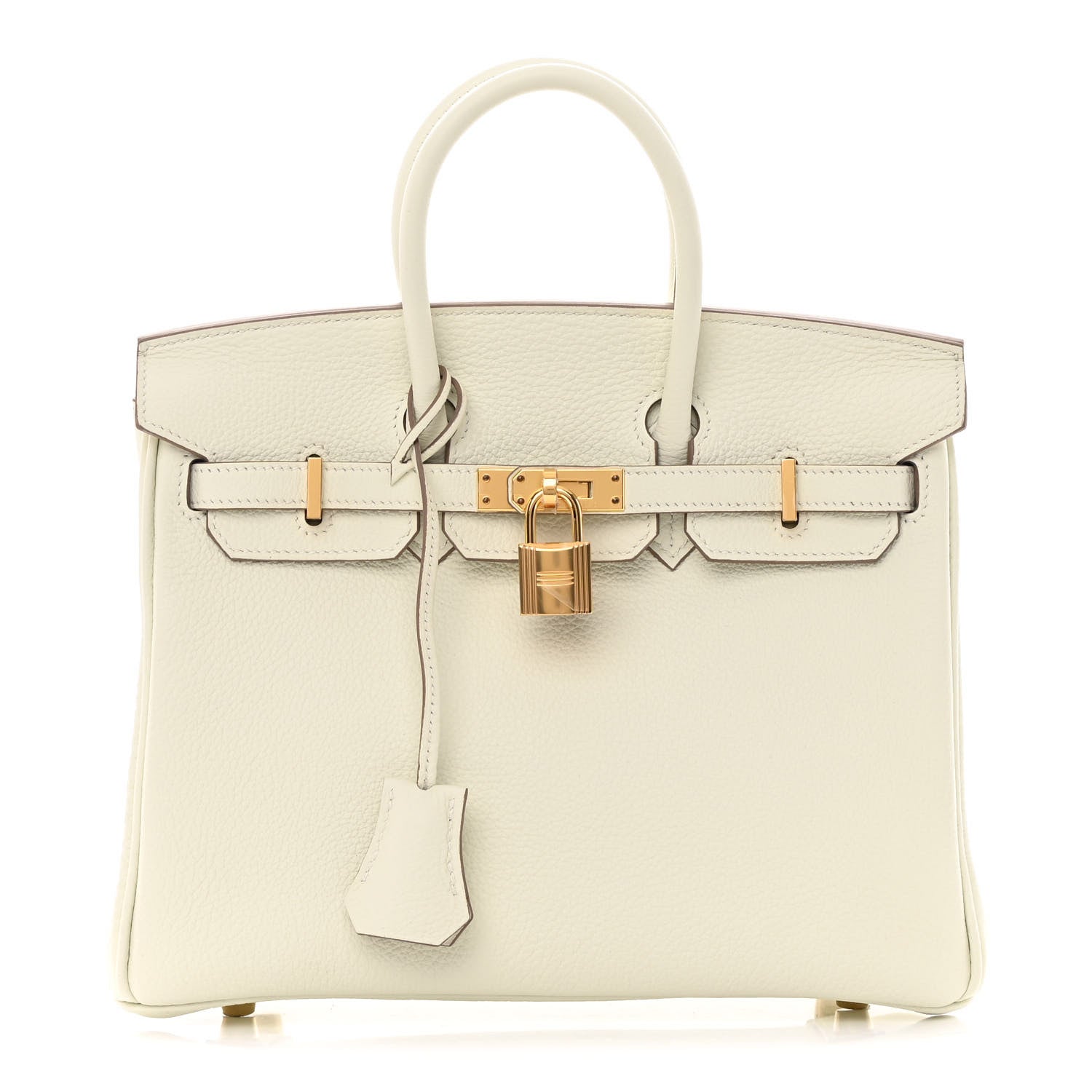 Hermes Togo Birkin 25 Mushroom 1 of 12