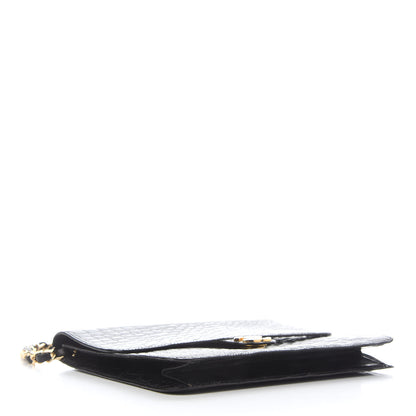 Chanel Shiny Crocodile Small Single Flap Black 4 of 8