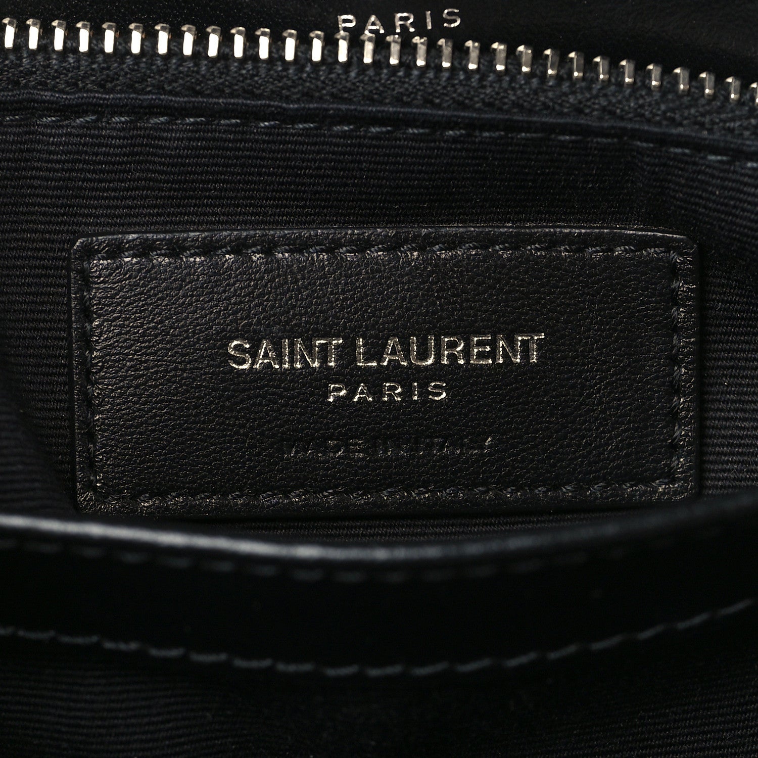 Saint Laurent Calfskin Y Quilted Monogram Toy Loulou Crossbody Bag Black 6 of 10