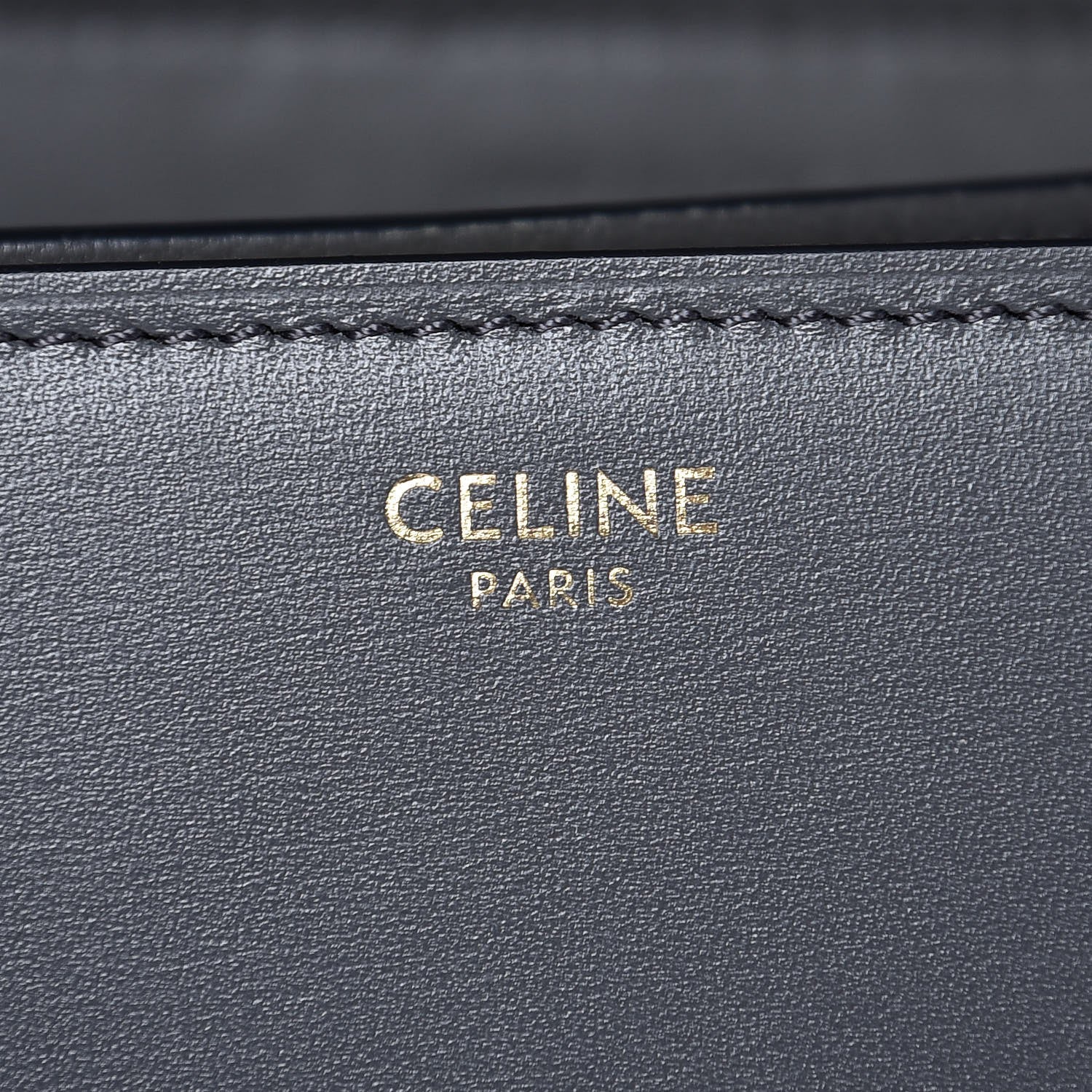 Celine Box Calfskin Medium Classic Box Flap Bag Anthracite 6 of 8