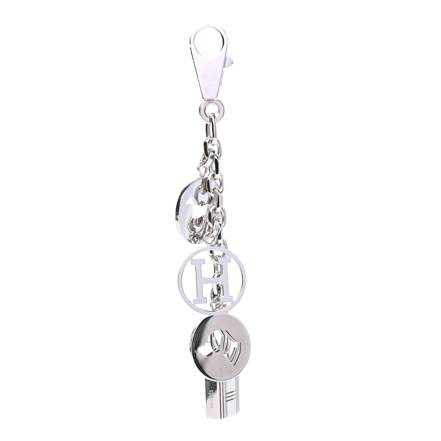 Palladium Breloque Bag Charm Silver