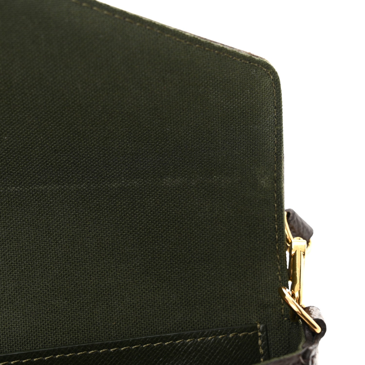 Louis Vuitton Monogram Felicie Strap & Go Kaki 9 of 11