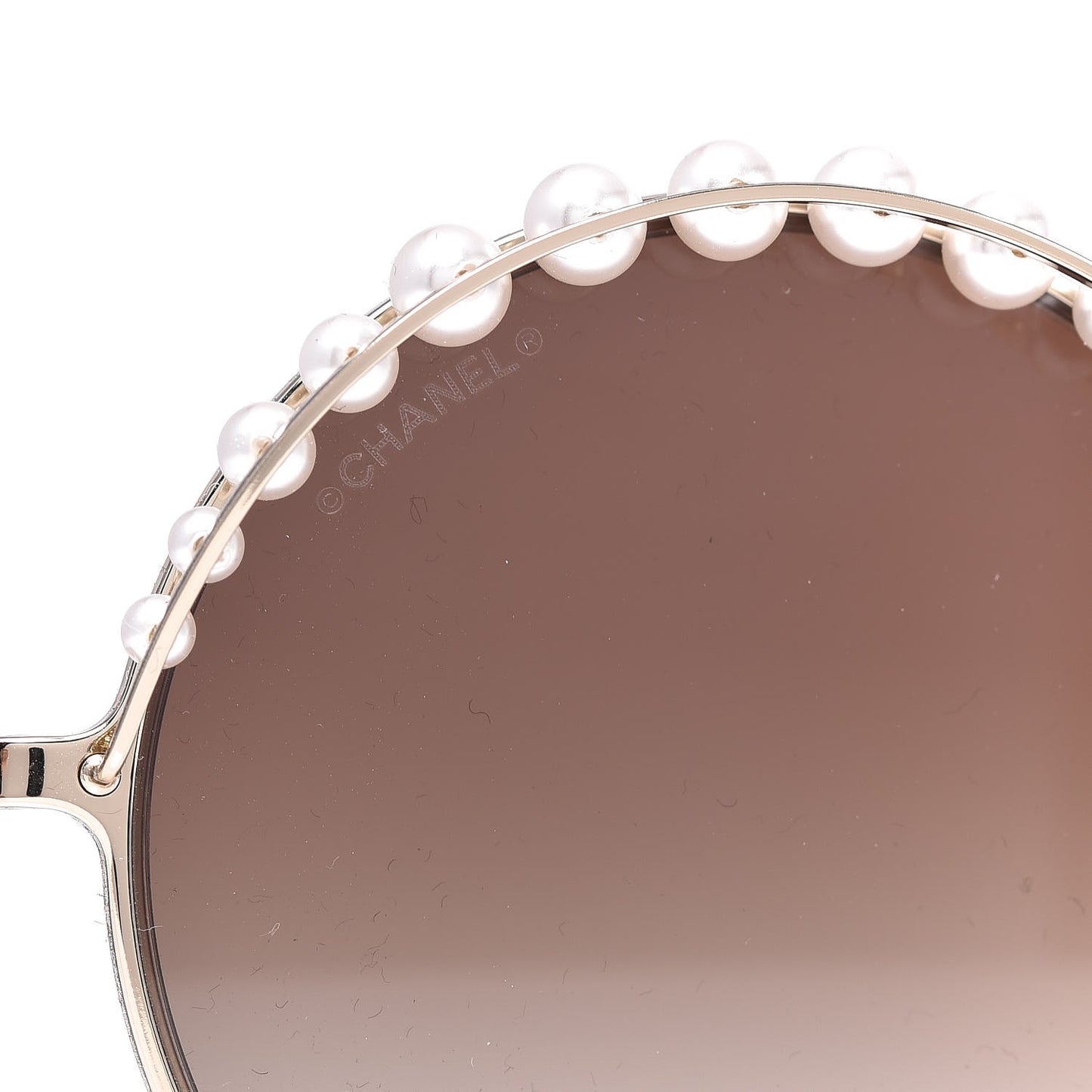 Pearl Round Sunglasses 4234-H Light Brown