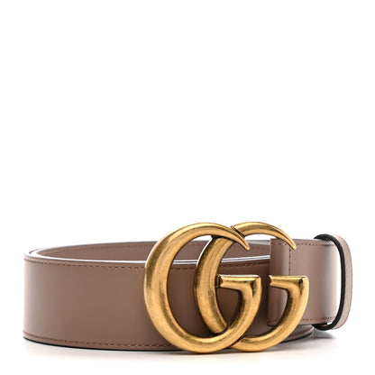 Gucci Calfskin Double G 40mm Belt 90 36 Porcelain Rose 1 of 6