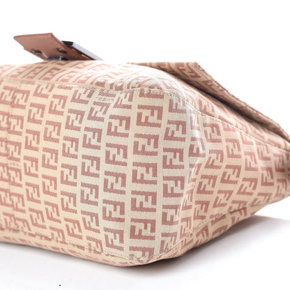 Fendi Zucchino Vitello Mama Baguette Beige Bruciato Bois de Rose 6 of 11