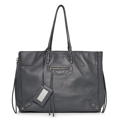 Balenciaga Veau Papier A4 Zip Around Tote Gris Metal 1 of 20