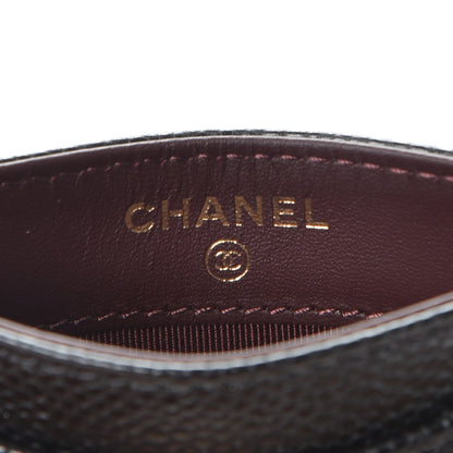 Chanel Caviar Quilted Card Holder Black 6 of 9