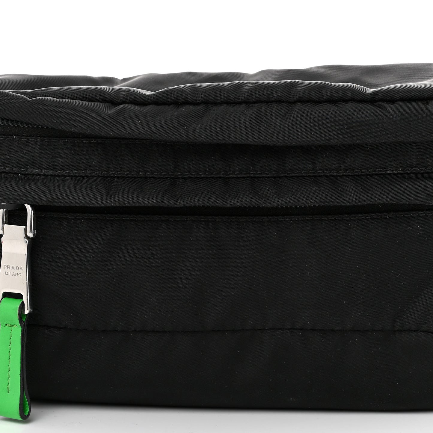 Tessuto Nylon Belt Bag Black Verde