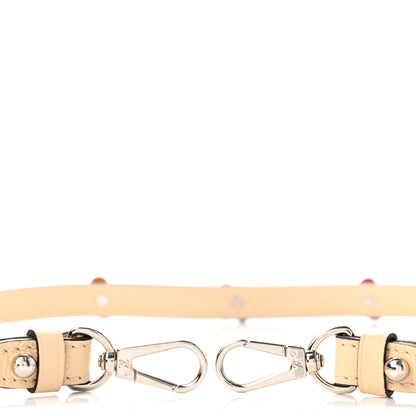 Louis Vuitton Calfskin Flowers Strap Creme 4 of 5