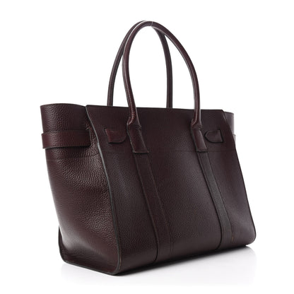 Mulberry Grain Vegetable Tanned Calfskin Zipped Bayswater Oxblood 3 of 13