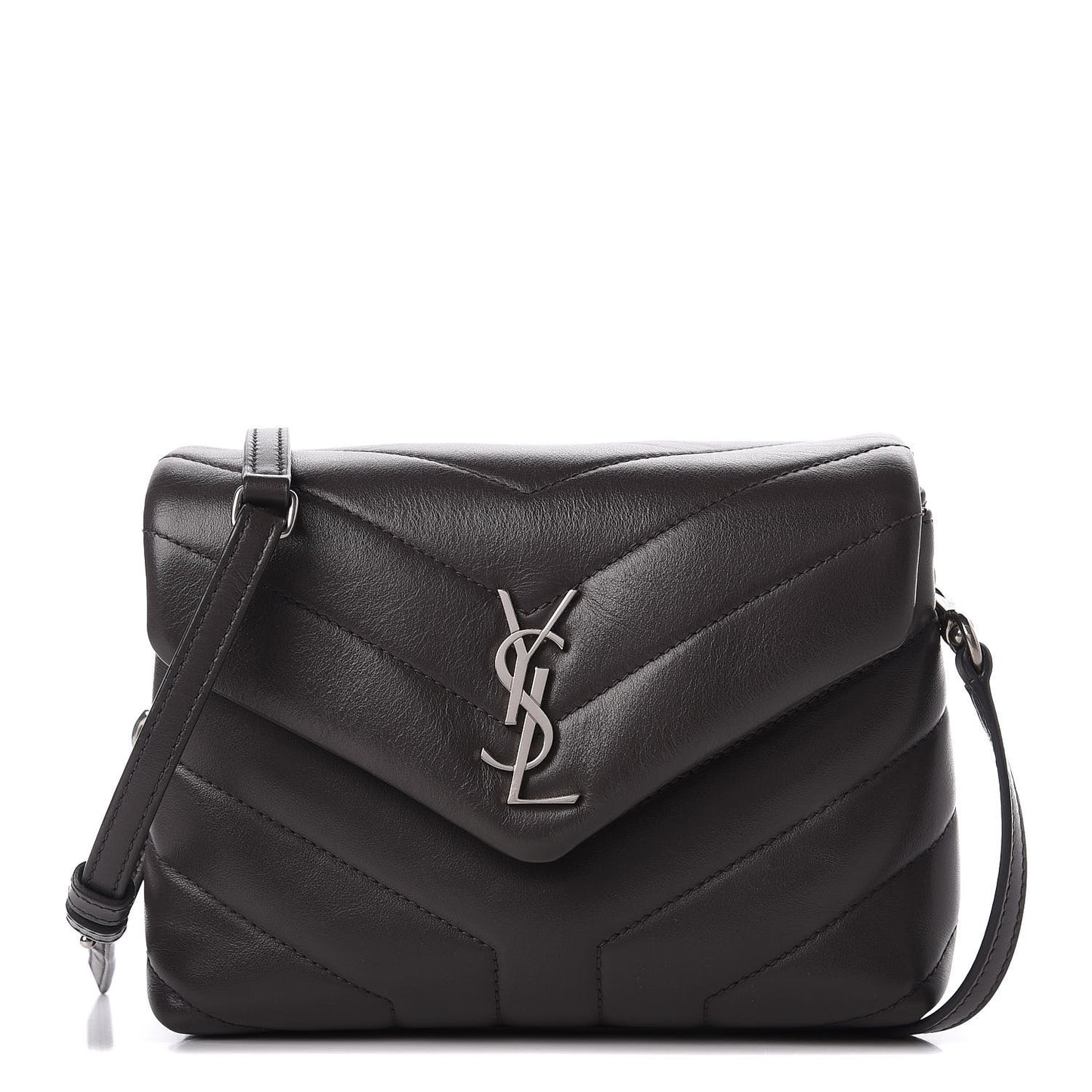 Calfskin Y Quilted Monogram Toy Loulou Crossbody Bag Earth