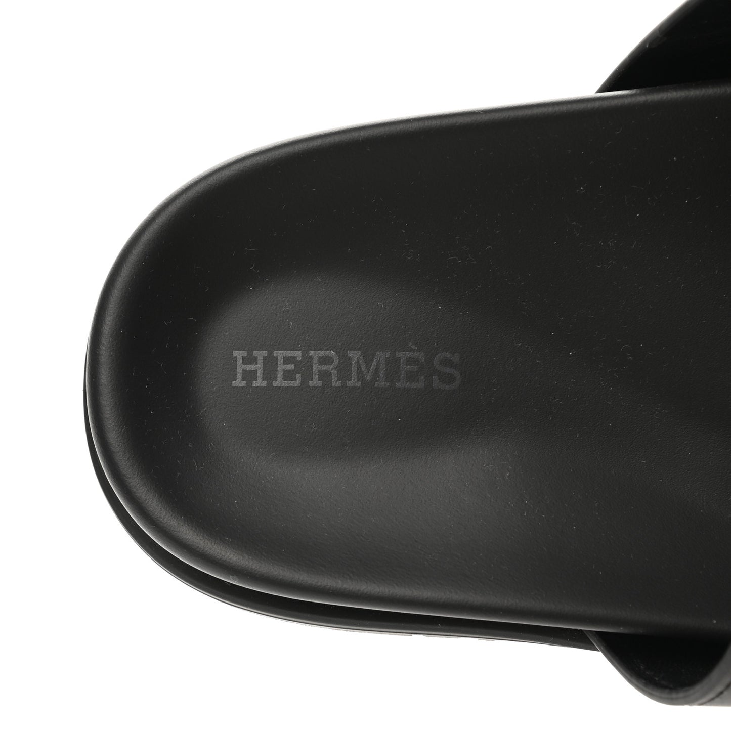 Calfskin Womens Chypre Sandals 38.5 Black