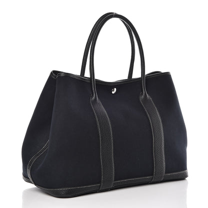 Hermes Toile Negonda Garden Party Tote 36 MM Black 3 of 16
