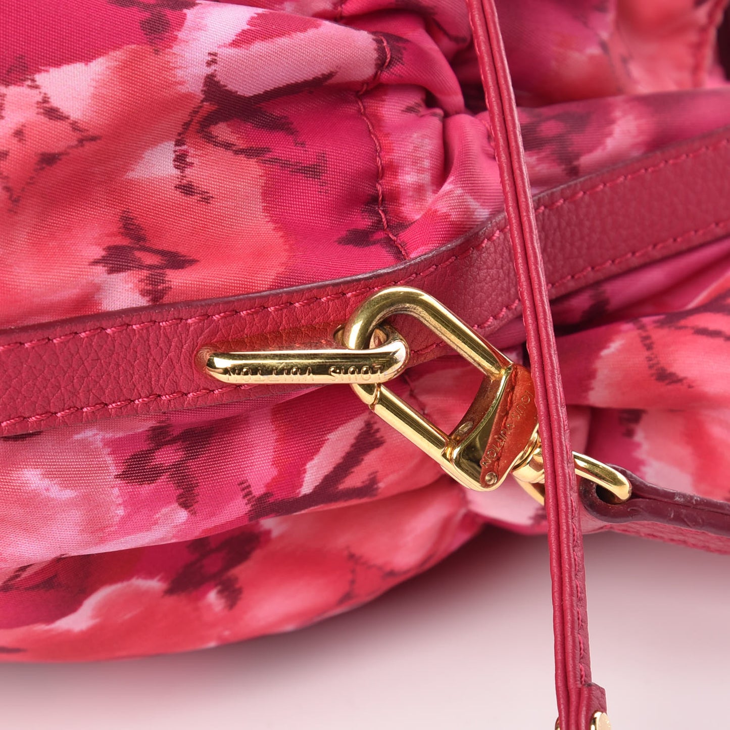 Nylon Monogram Ikat Noefull MM Rose Indien