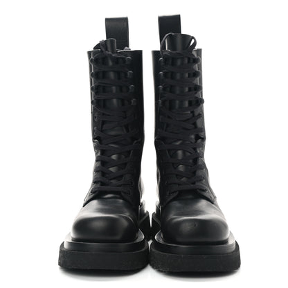 Bottega Veneta Calfskin The Lug Lace Up 55mm Boots 36 Black 2 of 7