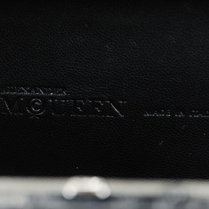 Alexander McQueen Nappa Studded Skull Knuckle Box Clutch Black 6 of 7