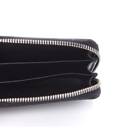 Gucci Crocodile Zip Around Card Case Black 5 of 10