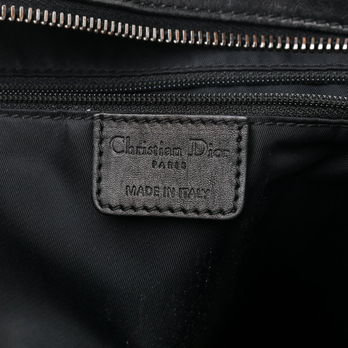 Monogram Ethnic Shoulder Bag Black