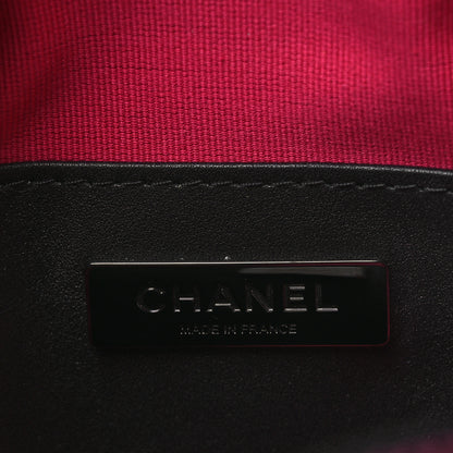 Chanel Satin Quilted Walk Of Fame Star Bag Fuchsia Black 6 of 11